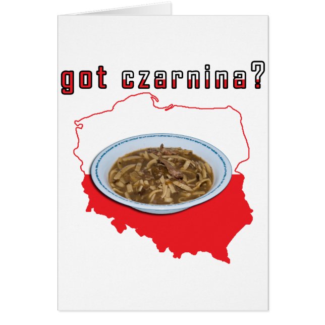 Mapa polaco de Czarnina (Frente)