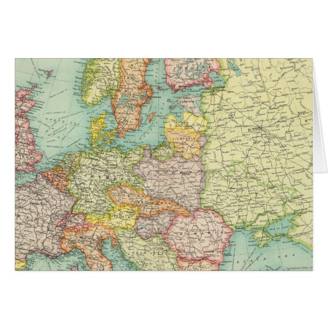 Mapa político de Europa (Anverso (Horizontal))