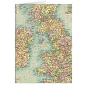 Mapa político de las Islas Británicas