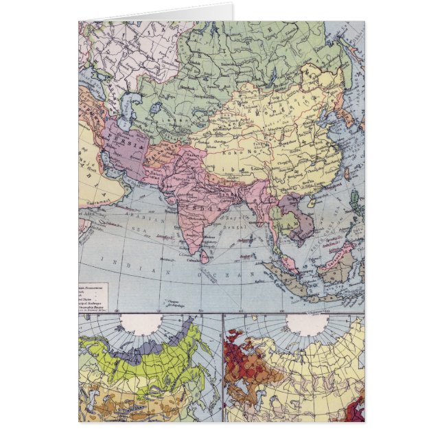 Mapa político el | Asia (Frente)