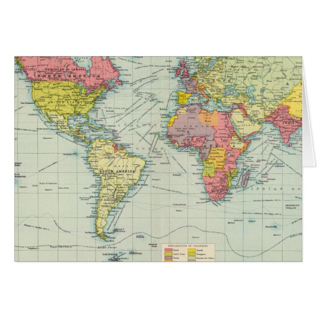 Mapa político mundial (Anverso (Horizontal))