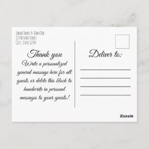 Mapa postal de simples gracias