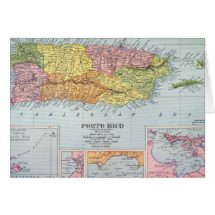 MAPA: PUERTO RICO, 1900
