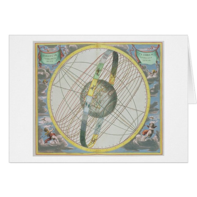 Mapa que traza la órbita de la luna alrededor del (Anverso (Horizontal))