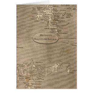 Mapa remoto de las Islas Británicas por Arrowsmit