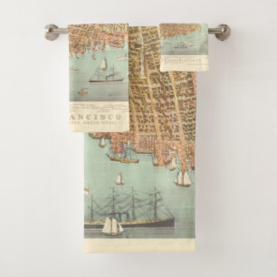Mapa restaurado de la ciudad de San Francisco, 187