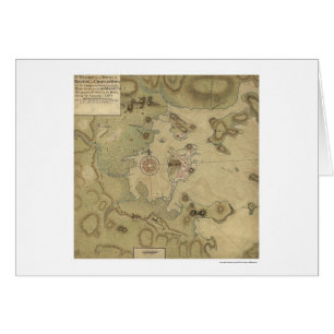 Mapa revolucionario de la guerra - 1775
