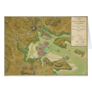 Mapa revolucionario de la guerra del puerto 1776