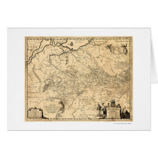 Mapa temprano 1648 de Ucrania