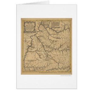 Mapa temprano de Kentucky - 1784