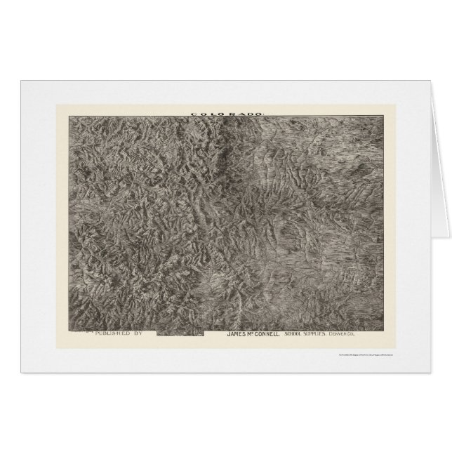 Mapa topográfico 1894 de Colorado (Anverso (Horizontal))