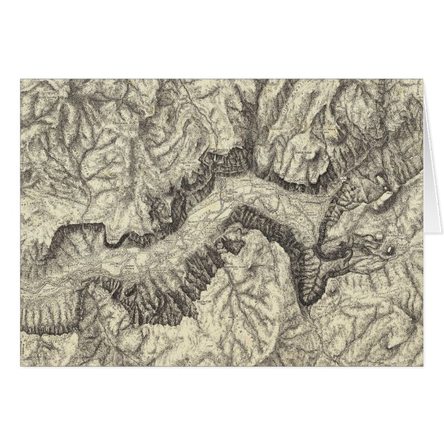Mapa Topográfico del Valle de Yosemite (Anverso (Horizontal))