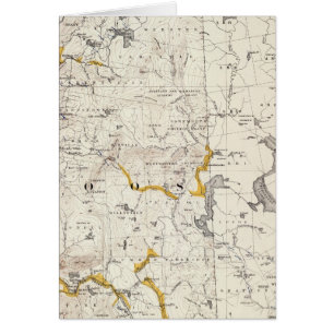 Mapa topográfico y glacial de New Hampshire 3