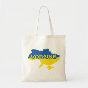Mapa ucraniano. Bandera ucraniana. Bolsa de tocado
