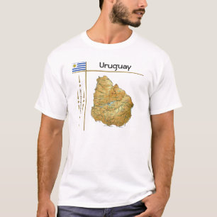 Mapa Uruguay + Bandera + Cargo Camisa
