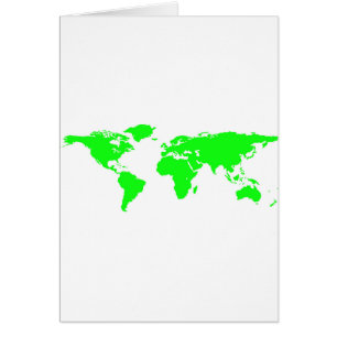 Mapa Verde del Mundo Blanco