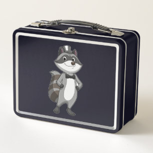 Mapache como novio con corbata