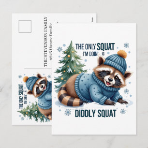 Mapache de Navidad de invierno personalizado perso
