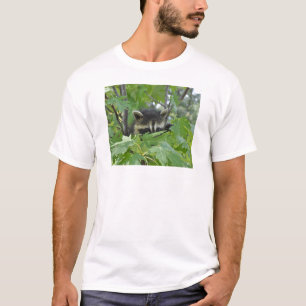 Mapache disimulado - camiseta de la juventud