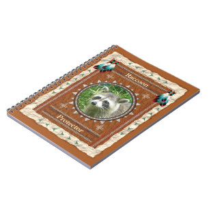 Mapache - página del cuaderno 80 del protector