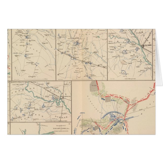 Mapas de campaña de Savannah Goldsborough (Anverso (Horizontal))