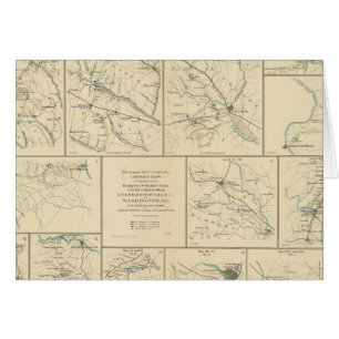 Mapas de campaña SavannahWashington, DC