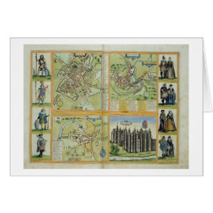 Mapas de York, de Shrewsbury, de Lancaster, y de