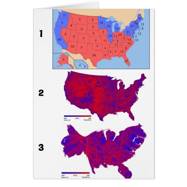 Mapas Democratic del voto (Frente)