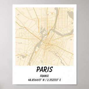 Mapas personalizados, impresiones de mapas de ciud