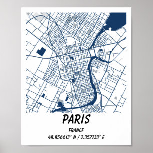 Mapas personalizados, impresiones de mapas de ciud