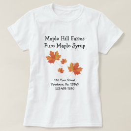 Maple deja una camiseta comercial Personalizado