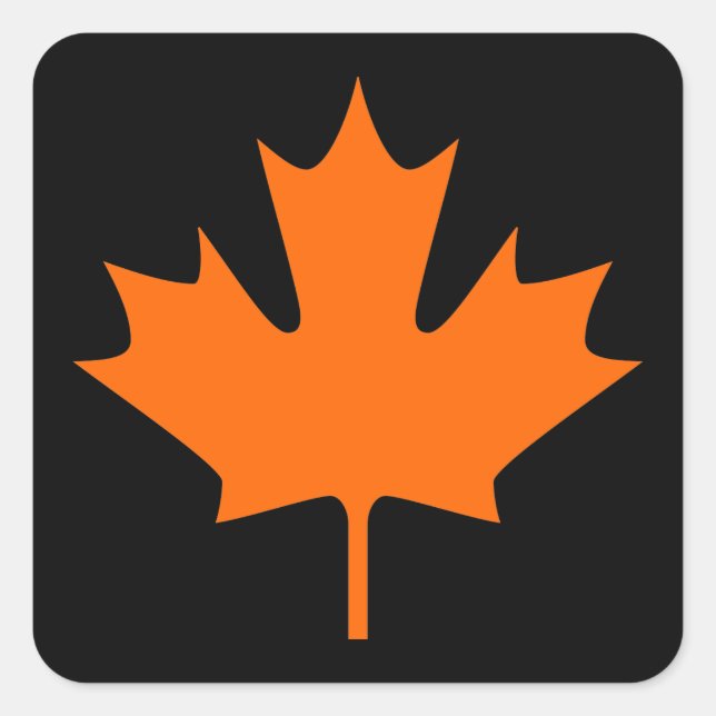 Maple Leaf - Pegatinas (Anverso)
