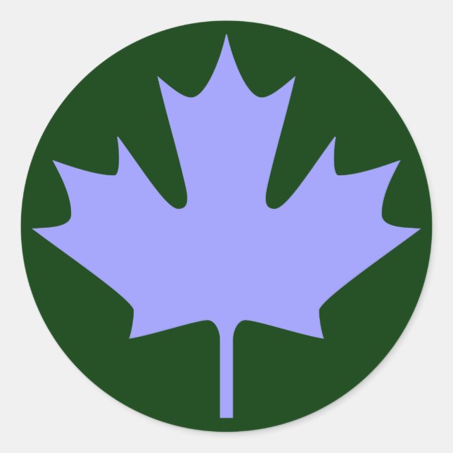 Maple Leaf - Pegatinas (Anverso)