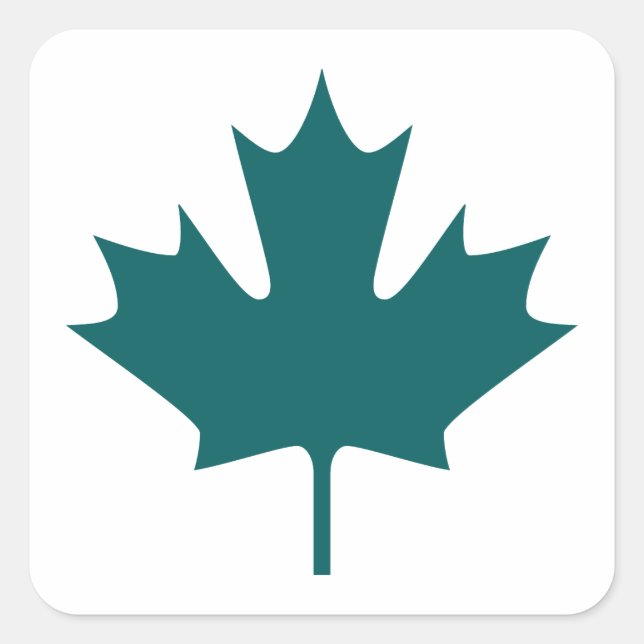Maple Leaf - Pegatinas (Anverso)