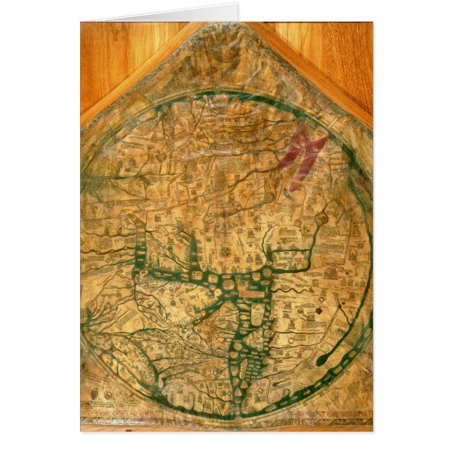 Mappa Mundi, c.1290 (Frente)