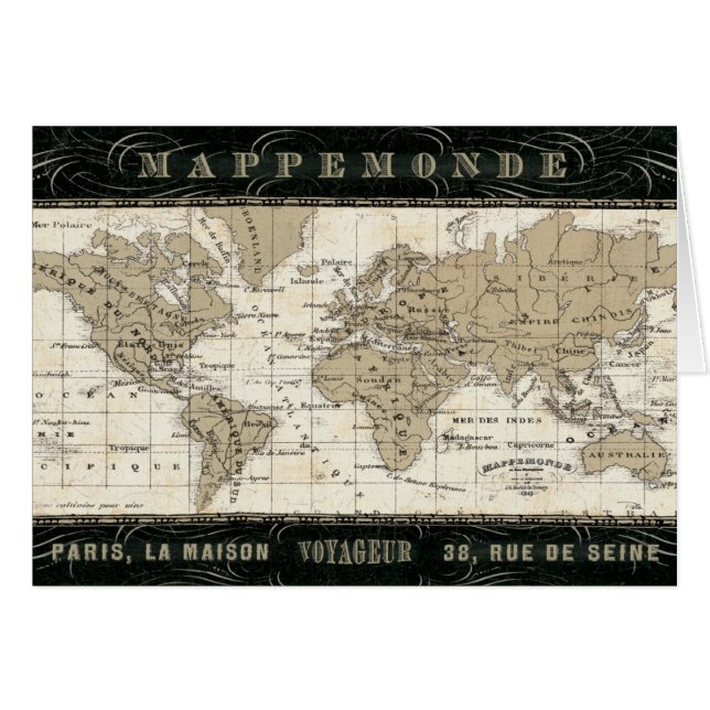Mappemonde (Anverso (Horizontal))