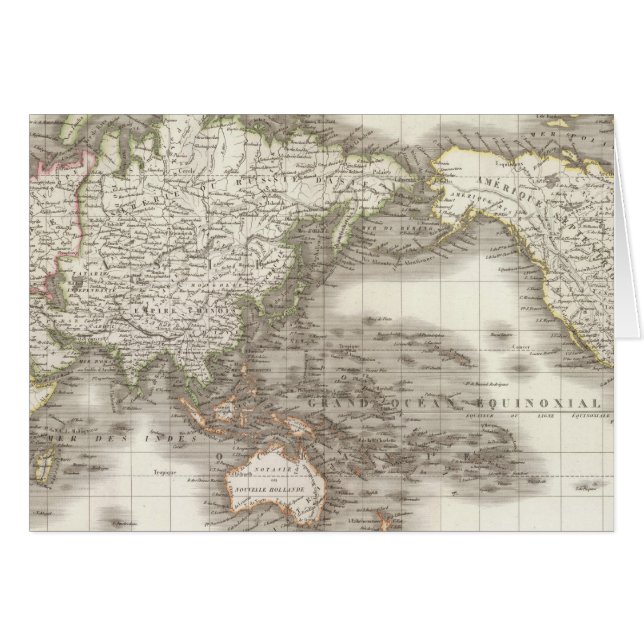 Mappemonde - Mapa de Globe (Anverso (Horizontal))