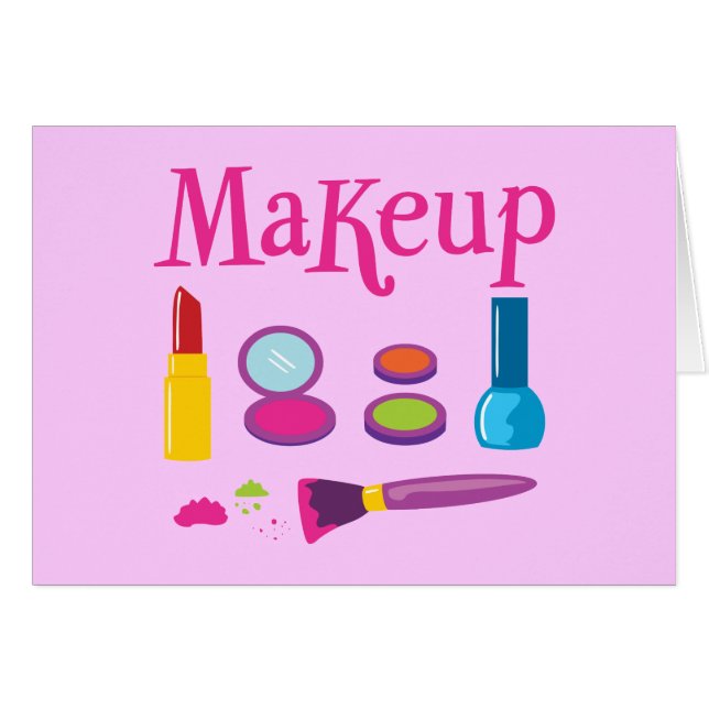 Maquillaje colorido (Anverso (Horizontal))