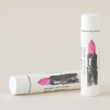 maquillaje de lápiz labial rosa y acuarela negra d