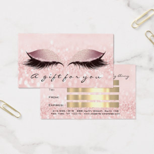 Maquillaje rosado de la extensión del latigazo de