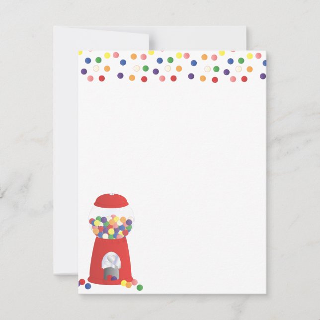 Máquina de chicles (Anverso)