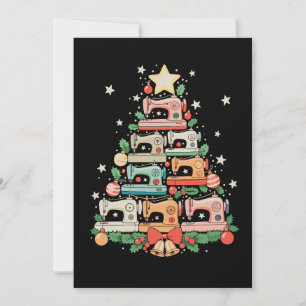 Máquina de coser árbol de Navidad punto de ganchil
