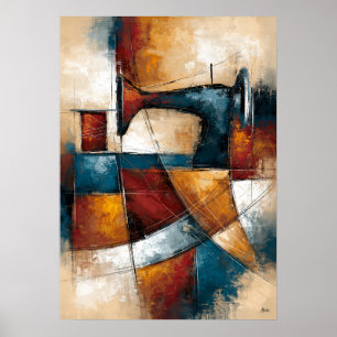 Máquina de coser Mishin Arte abstracto para sala d