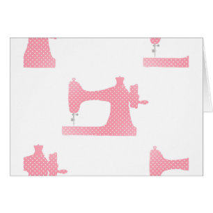 máquina de coser rosa