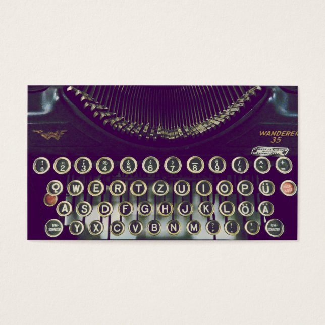 máquina de escribir a la antigua (Frente)