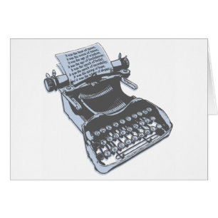 Máquina de escribir antigua