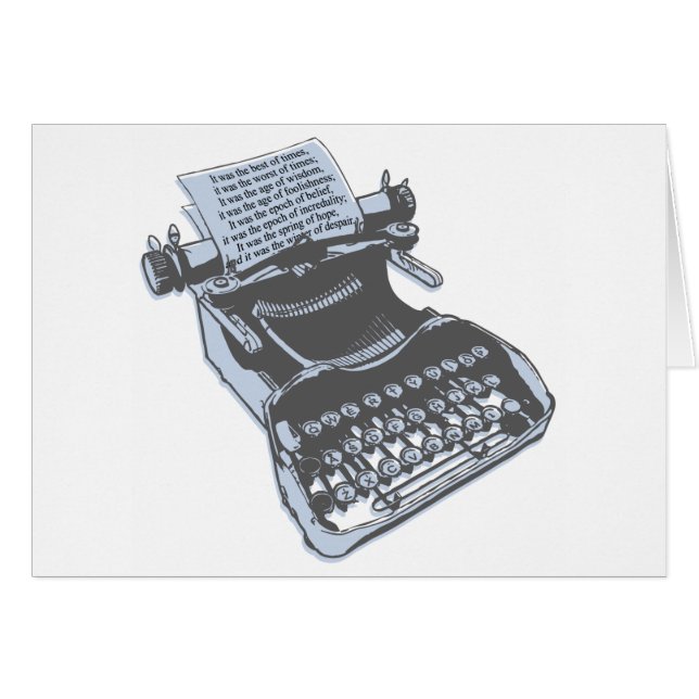 Máquina de escribir antigua (Anverso (Horizontal))