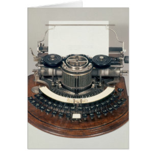 Máquina de escribir de Hammond, con el teclado