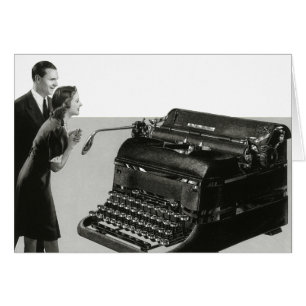 Máquina de Escribir Manual Antigua de Negocios, Of