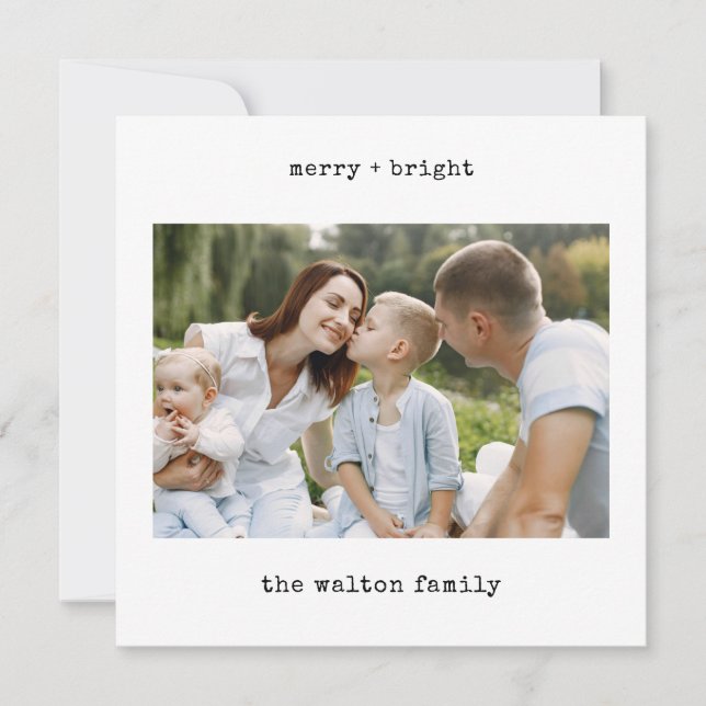 Máquina de Escribir Minimalista | Feliz Navidad co (Anverso)